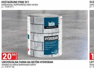 Univerzálna farba na betón Hydroban 2,5 kg
