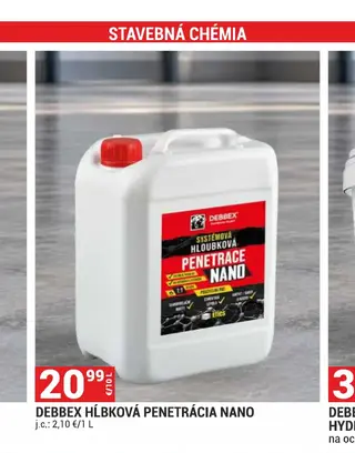 Debbex Hĺbková penetrácia Nano 10 l
