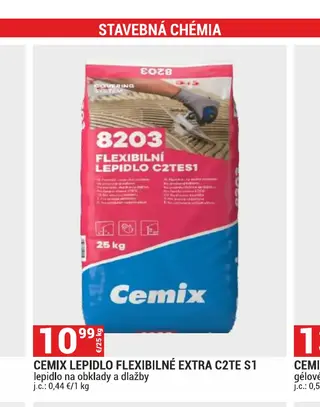Cemix lepidlo flexibilné extra C2TE S1 25 kg