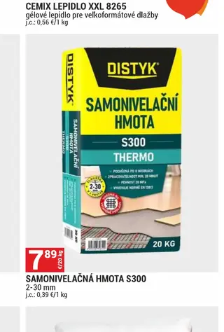 Samonivelačná hmota S300 20 kg