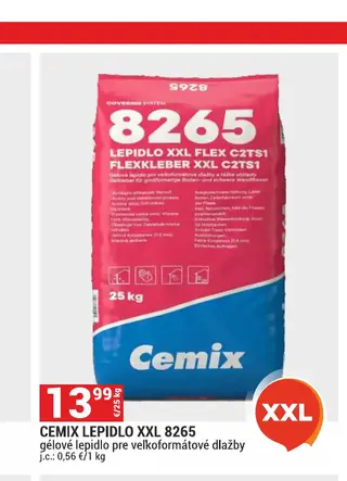 Cemix lepidlo XXL 8265 25 kg