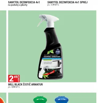 Mill Black čistič armatúr