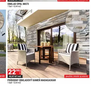 Prírodný obkladový kameň Madagaskar 1 bal = 0,54 m2