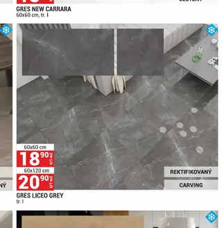 Gres Liceo Grey 60x60 cm, tr. I
