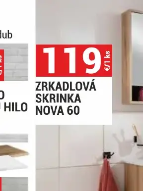 Zrkadlová skrinka Nova 60