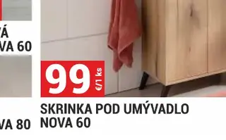Skrinka pod umývadlo Nova 60