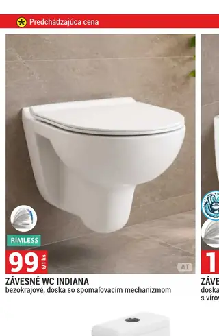 Závesné WC Indiana