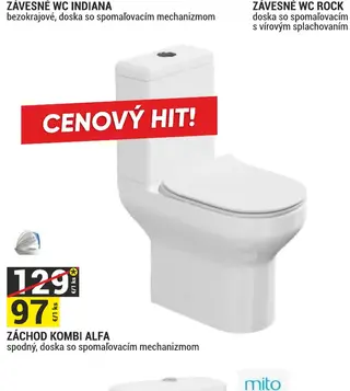 Záchod kombi Alfa