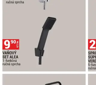 Vaňový set Alea 1-funkčná ručná sprcha