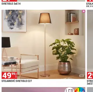 Stojanové svietidlo E27