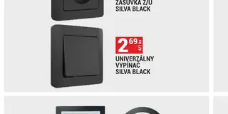 Univerzálny vypínač Silva Black