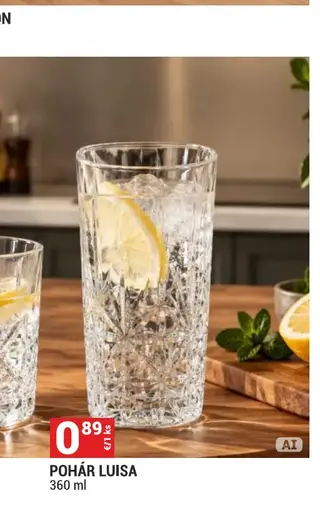 Pohár Luisa 360 ml