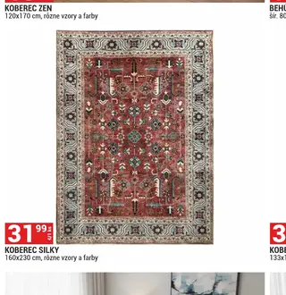 Koberec Silky 160x230 cm