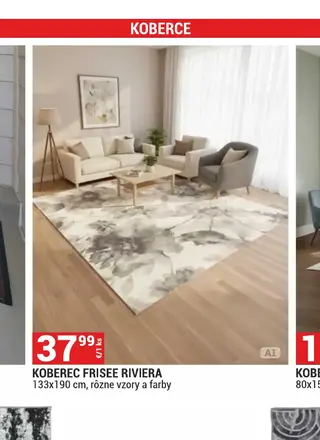 Koberec Frisee Riviera 133x190 cm