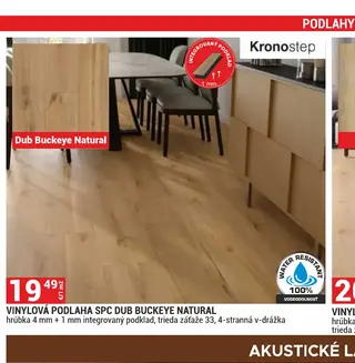 Vinylová podlaha SPC Dub Buckeye Natural