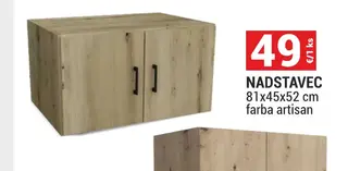 Nadstavec 81x45x52 cm farba artisan