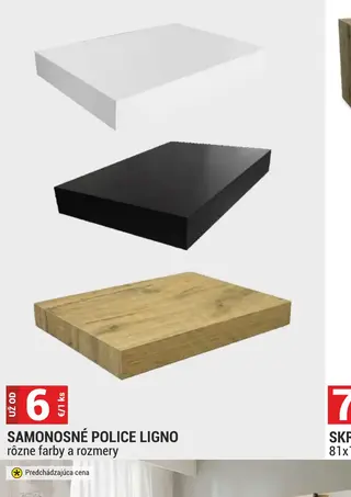 Samonosné police Ligno