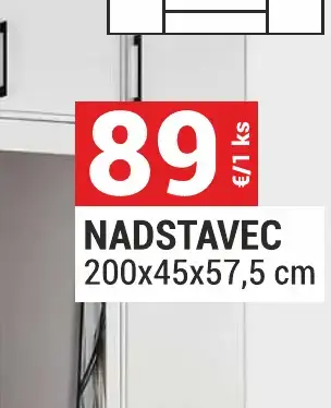 Nadstavec 200x45x57,5 cm