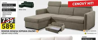 Rohová sedacia súprava Erazmo