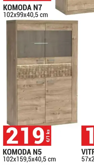 Komoda N5 102x159,5x40,5 cm