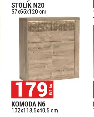 Komoda N6 102x118,5x40,5 cm