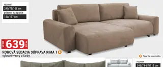 Rohová sedacia súprava Rima 1