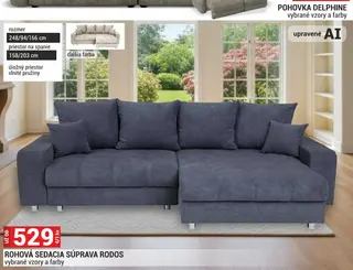 Rohová sedacia súprava Rodos