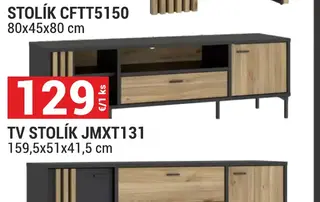 TV stolík JMXT131 159,5x51x41,5 cm