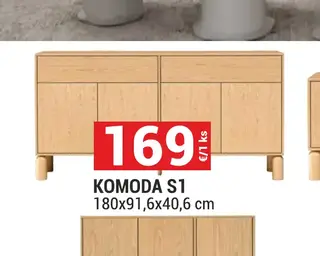 Komoda S1 180x91,6x40,6 cm