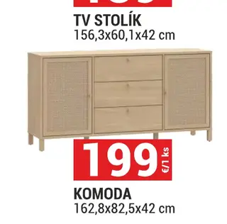 Komoda 162,8x82,5x42 cm