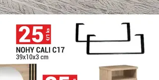 Nohy Cali C17 39x10x3 cm