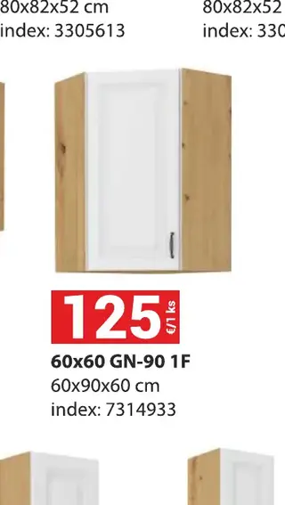 60x60 GN-90 1F 60x90x60 cm