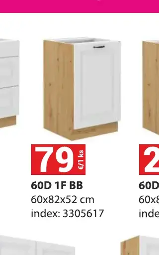 60D 1F BB 60x82x52 cm