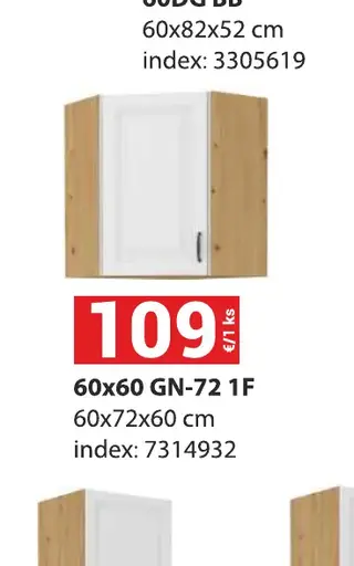 60x60 GN-72 1F 60x72x60 cm
