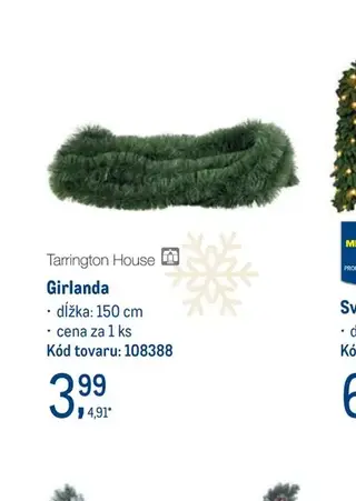 Girlanda dĺžka 150 cm