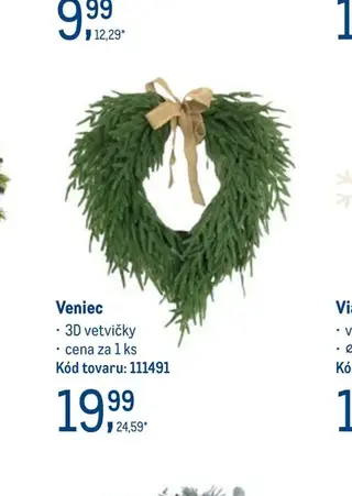 Veniec 3D vetvičky