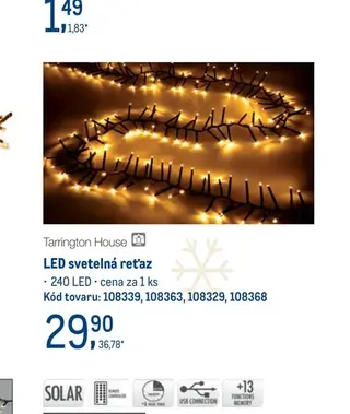 LED svetelná reťaz