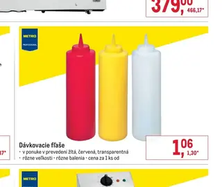 Dávkovacie fľaše