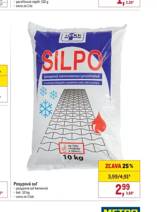 Posypová soľ 10 kg