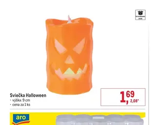 Sviečka Halloween