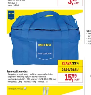 Termotaška modrá