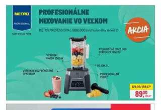 METRO Professional GBB1000 profesionálny mixér 2 l