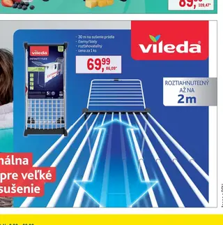 Vileda Infinity Flex sušiak na bielizeň 30 m