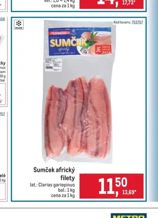 Sumček africký filety