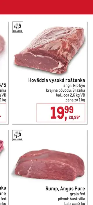 Hovädzia vysoká roštenka