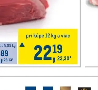 Hovädzia sviečkovica s retiazkou (pri kúpe 12 kg a viac)