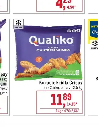 Qualiko Kuracie krídla Crispy