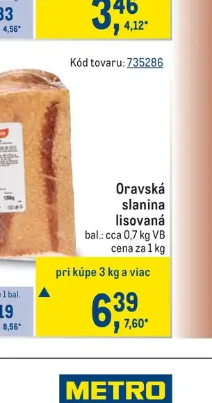 Oravská slanina lisovaná