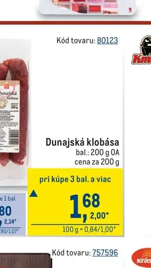 Fine Life Dunajská klobása 200 g