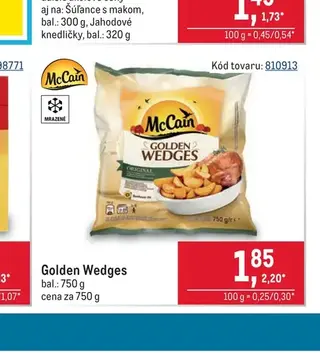 Golden Wedges 750 g
